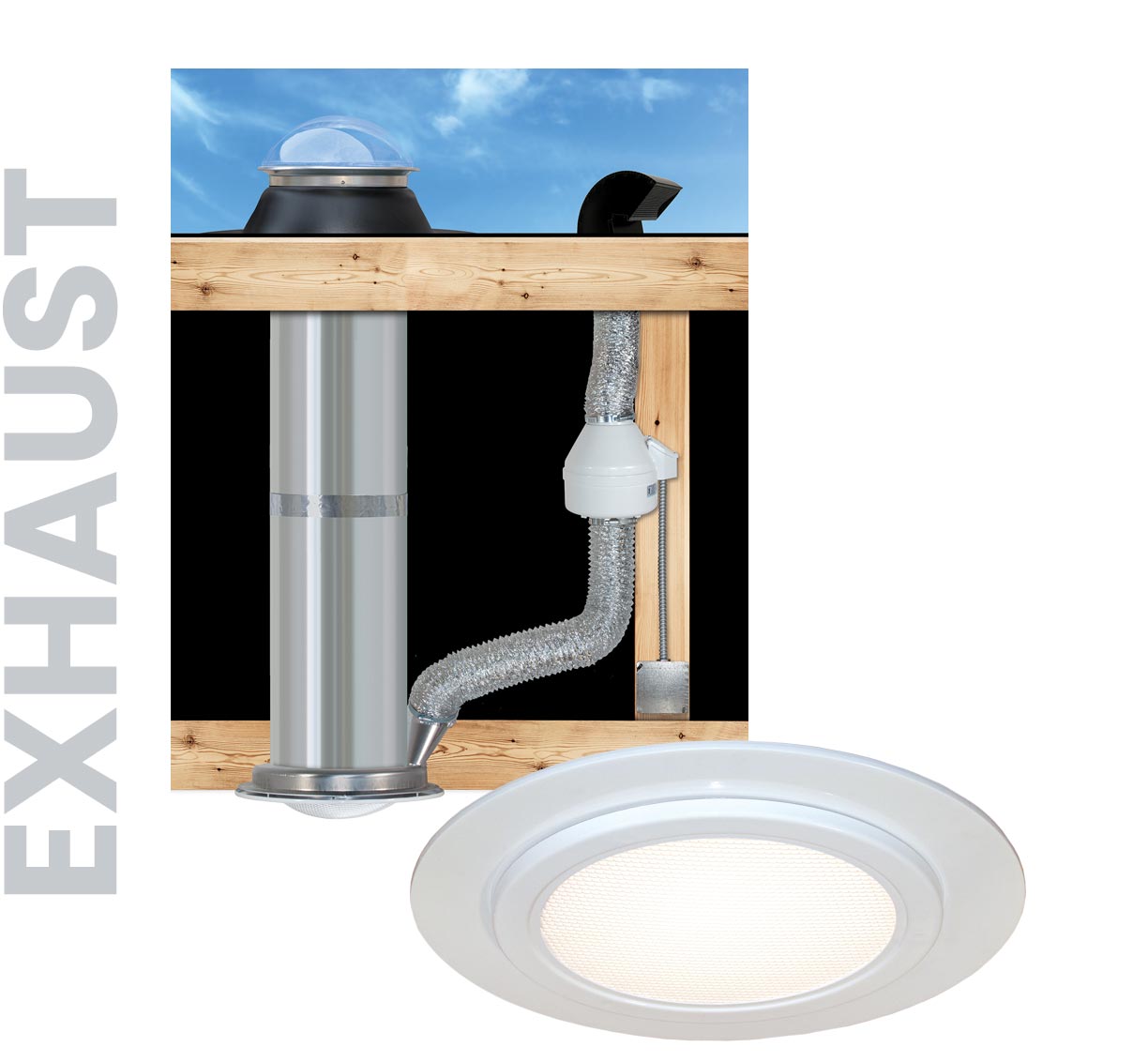 Natural Light tubular skylight vent kit accessory