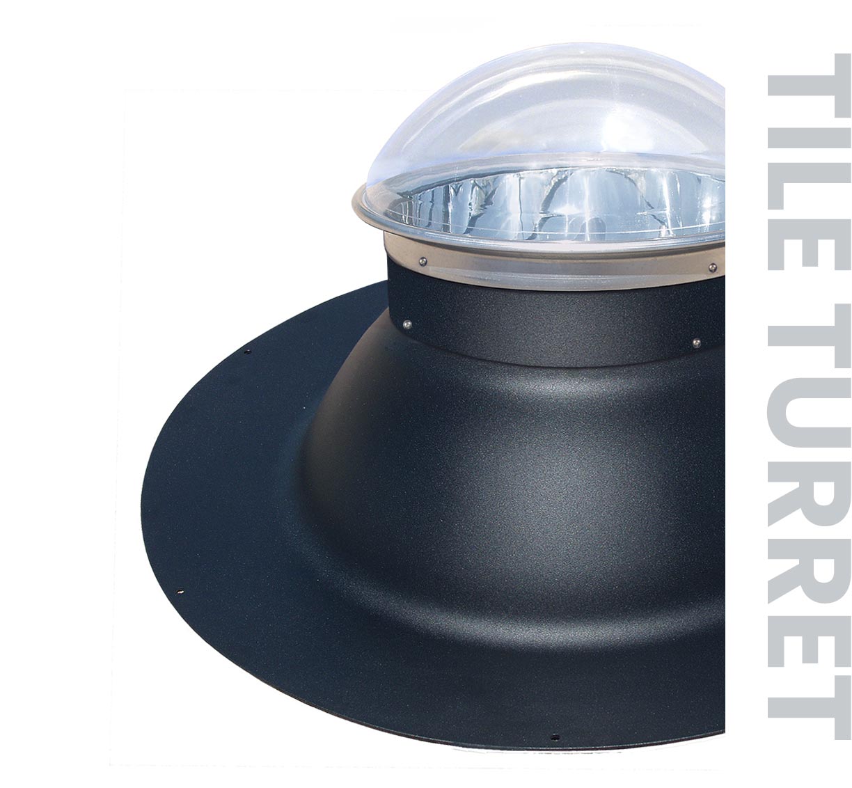 Natural Light tile roof tubular skylight dome, turret and flashing