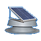 solar attic fan image